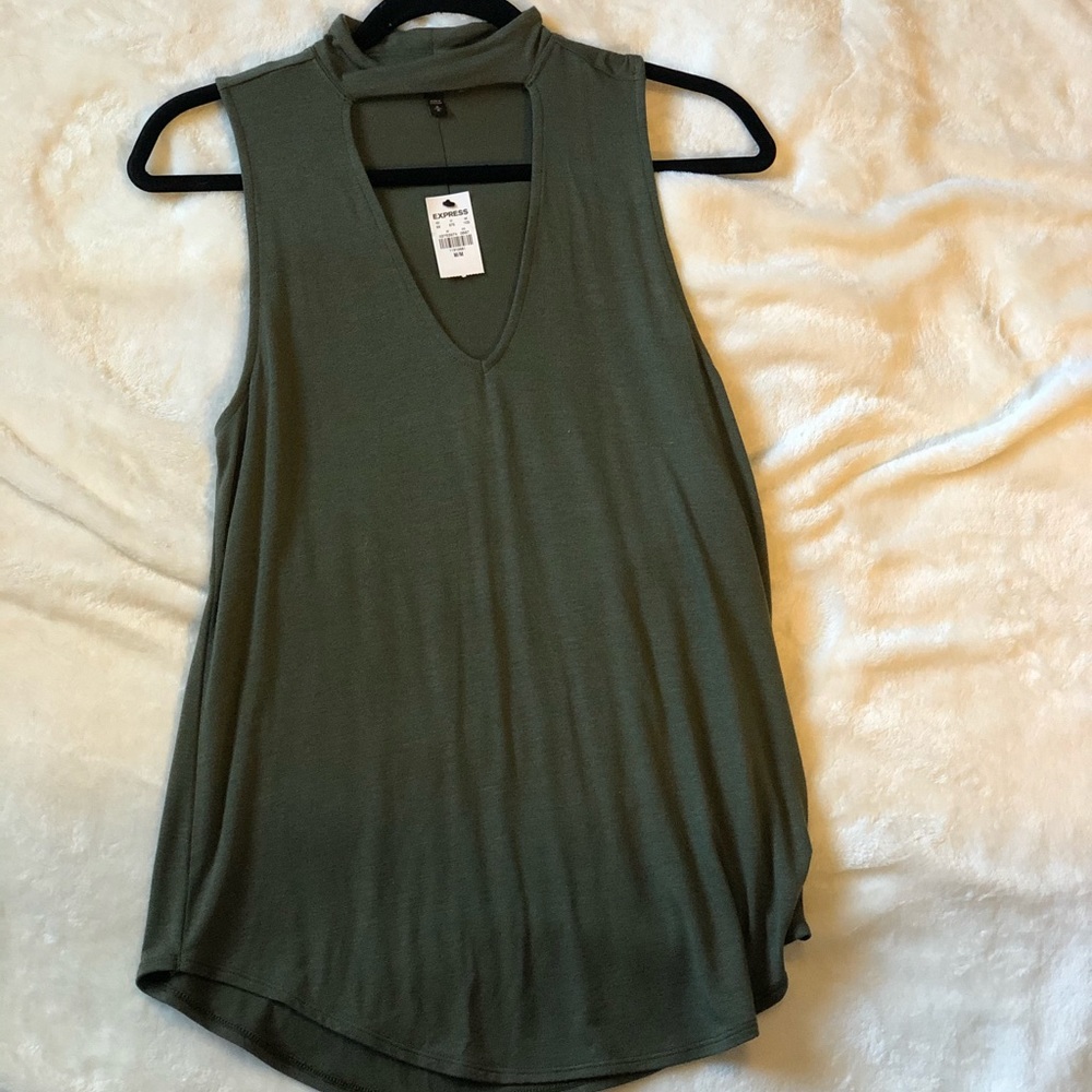 EXPRESS Olive party top